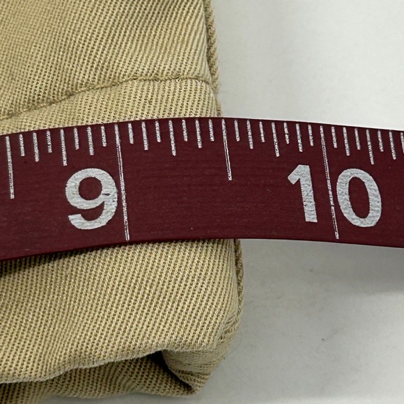 L.L. Bean Flannel Lined Chino Pants Men's 38x30 Khaki Buffalo Plaid Standard Fit - Picture 11 of 11